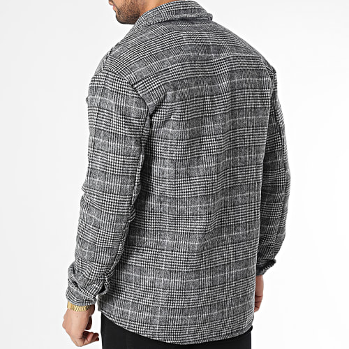 Surchemise A Carreaux UP-C151 Gris