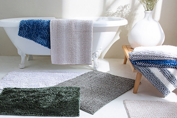 Tapis de bain antidérapant 50x80 cm, coloris beige, Shade