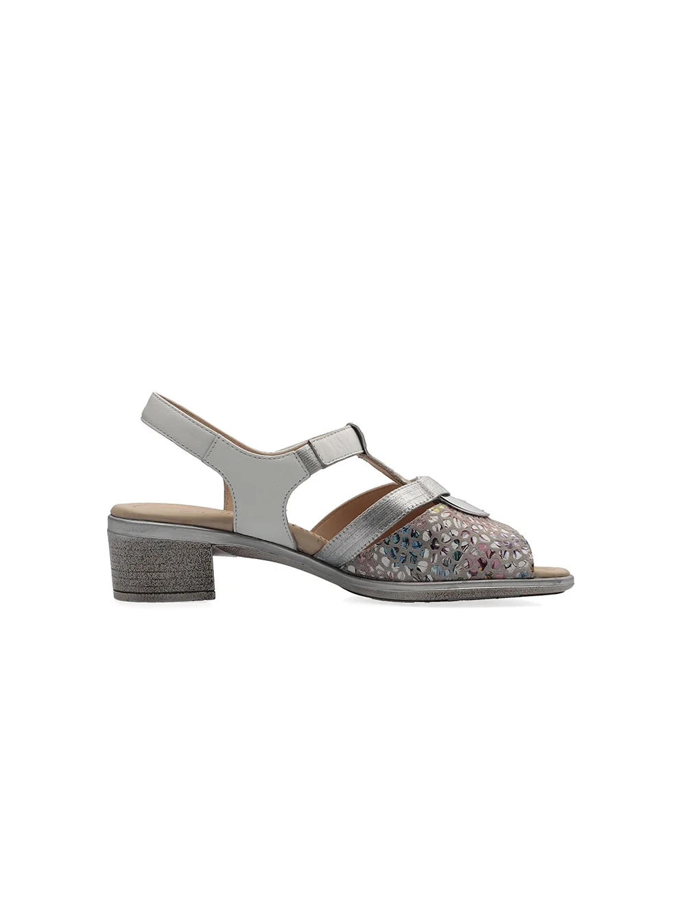 Sandalette Lugano sasso weiß
