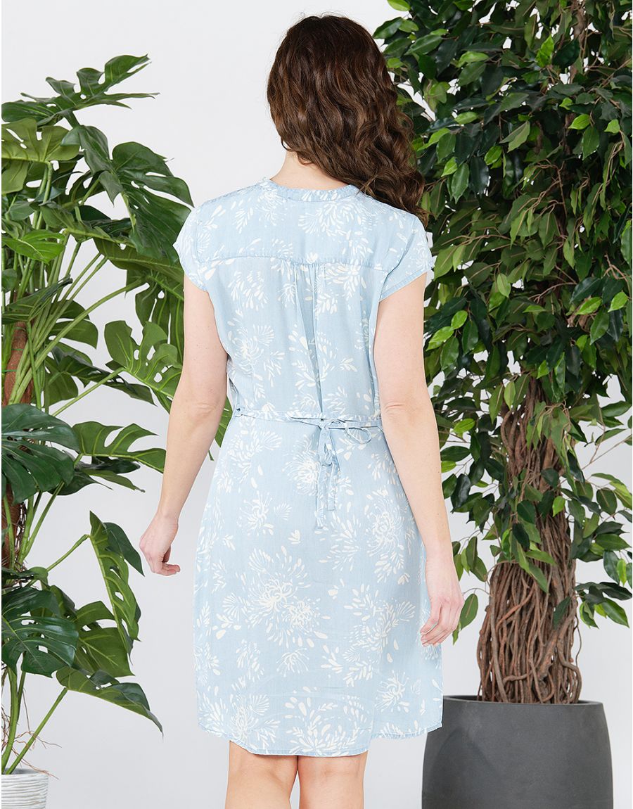 Robe lyocell bleu clair