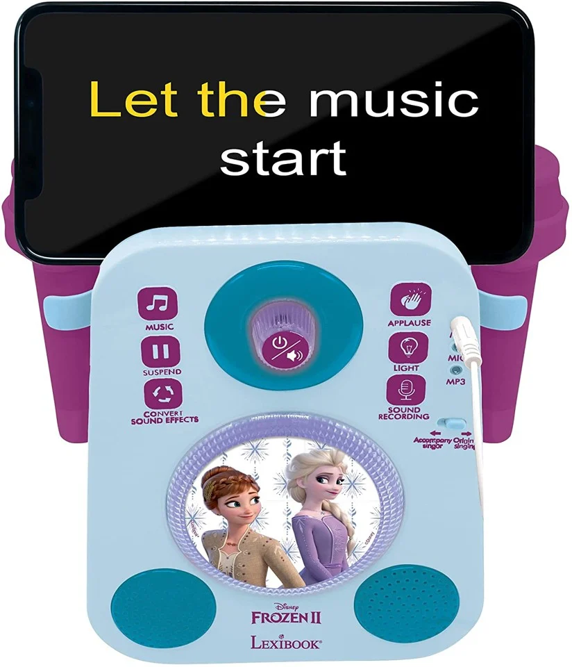 Lexibook - Disney Frost - Karaoke m. To Mikrofoner