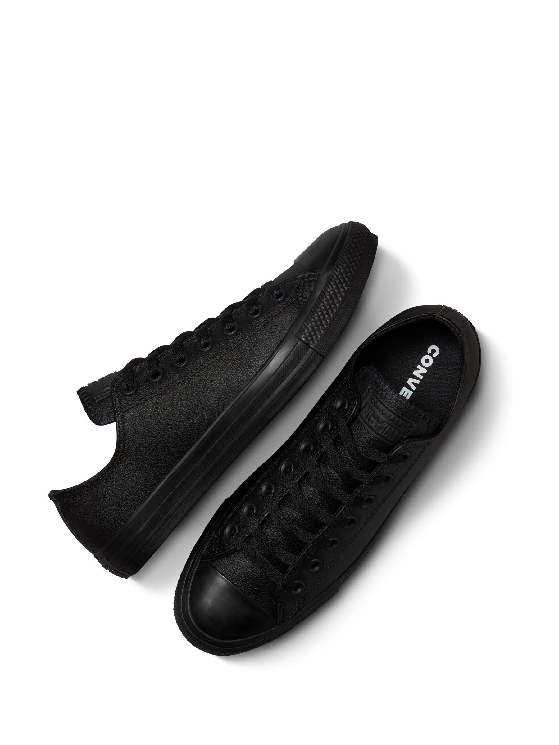 Zwart - Converse leren Chuck Ox sneakers