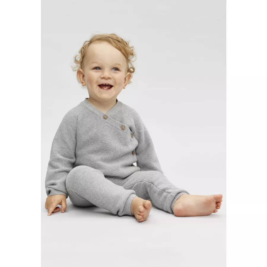 Fred's Mehrteilige Kinderbekleidung FREDS Strickset grau mel
