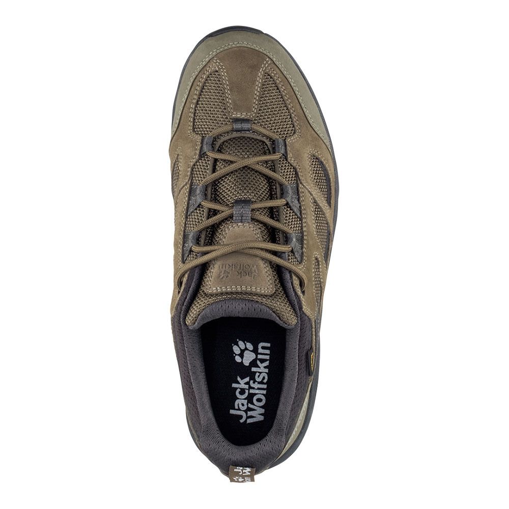 Jack Wolfskin VOJO 3 TEXAPORE LOW - Chaussures de randonné Homme khaki/phantom