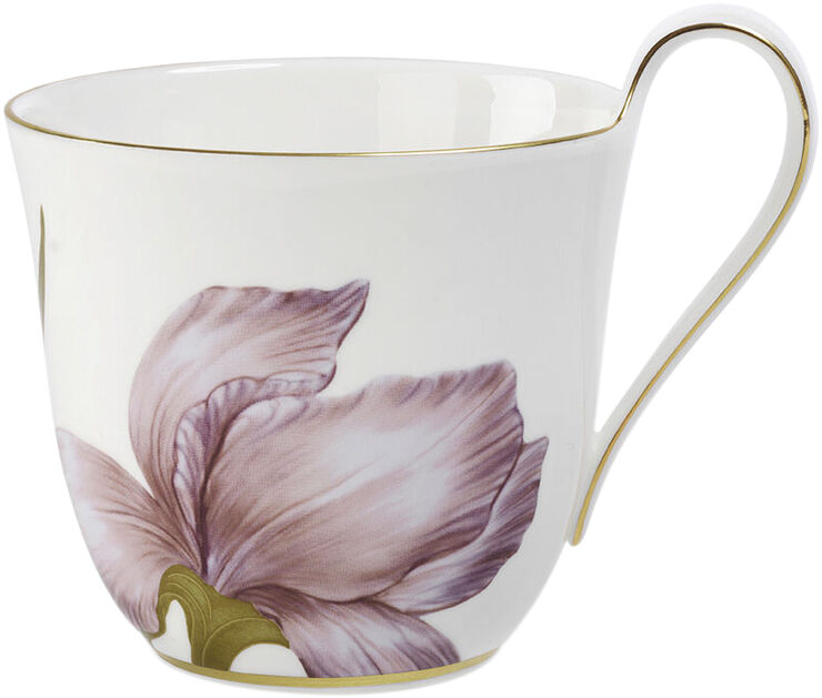 Royal Copenhagen Flora højhankskop iris 33 cl Hvid