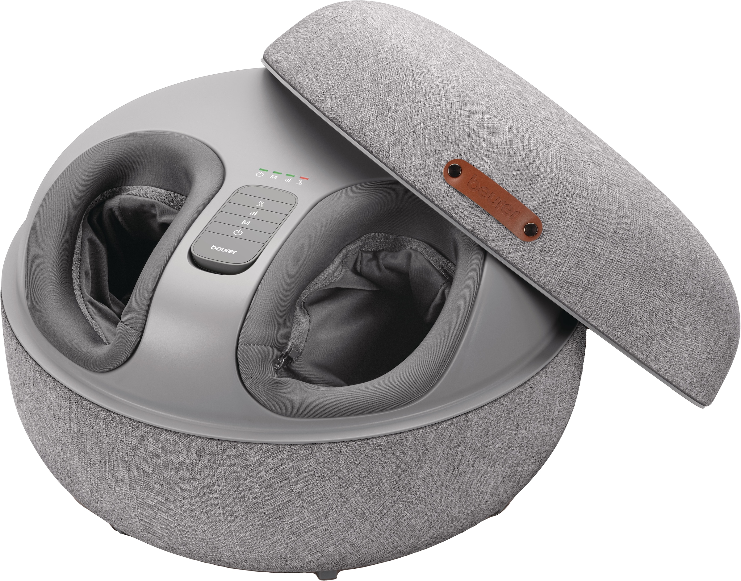 BEURER Shiatsu-Fussmassagegerät »FM 120 2-in-1: stylischer Hocker und Massagegerät« Mit Luftkompressionsmassage und Shiatsu-Massage, inkl. Wärmefunktion