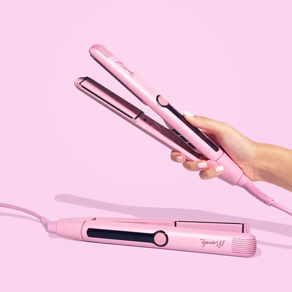 Straightener 28mm Keramik Haar Glätteisen Ionen Streckeisen - Rosa
