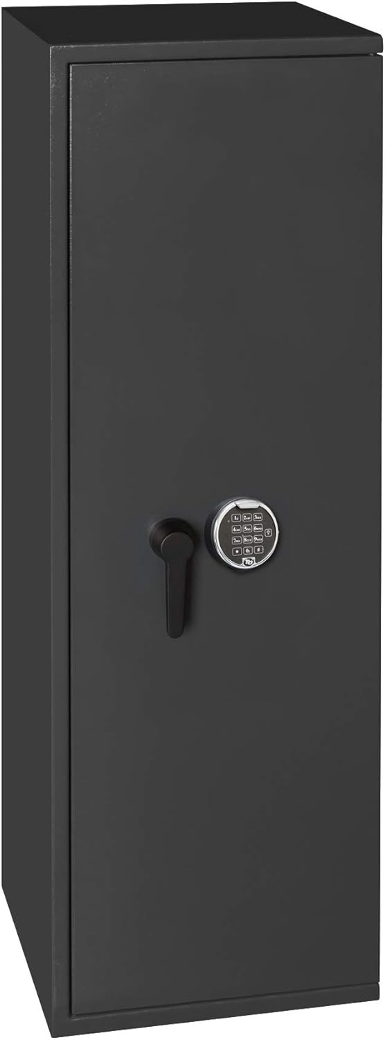 Waffenschrank Gun Safe 1 1-4 Kombi mit Zahlenschloss EN 1143-1 Klasse1 Regalteil und 4 Waffenhalter