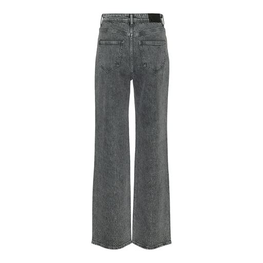 Vero Moda Tessa Wide Studs Jeans, Light Grey Denim, W33/L32