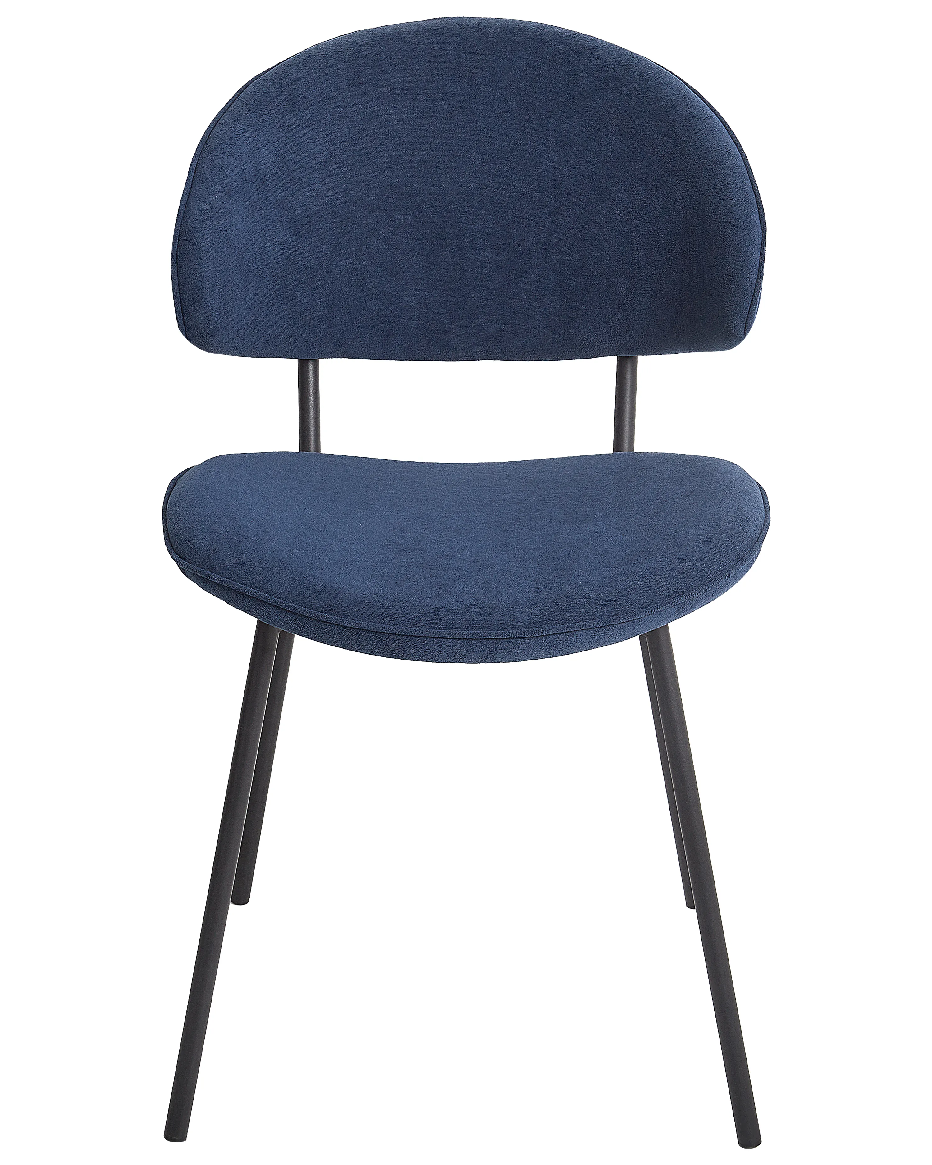Set van 2 eetkamerstoelen KIANA Donkerblauw