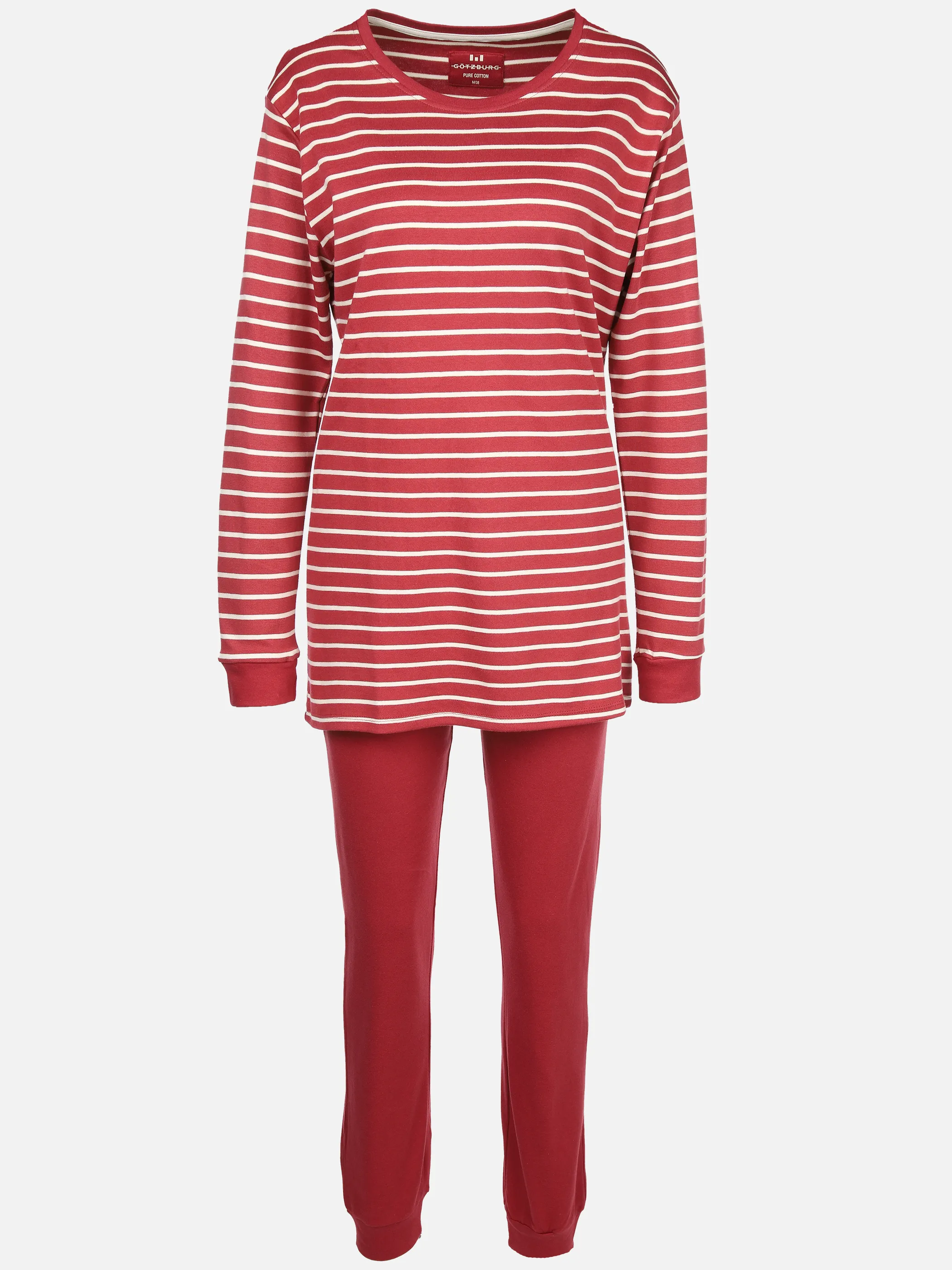 Damen Pyjama mit Streifendessin