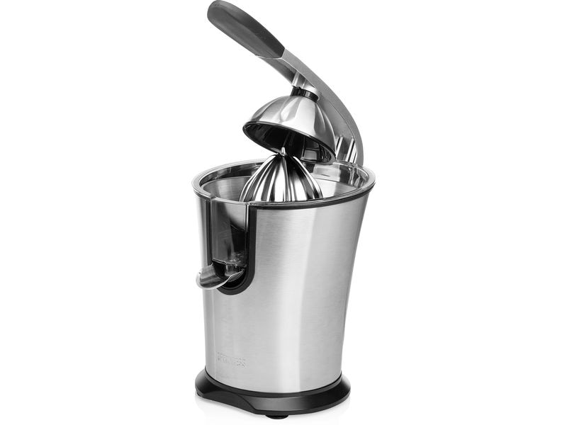 Princess Saftpresse 201860 Master Juicer Pro Schwarz/Silber Elektrische Zitruspresse