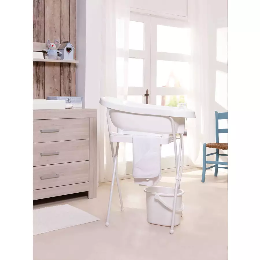 bébé-jou® Windeleimer mit Deckel Farbe 01 weiß