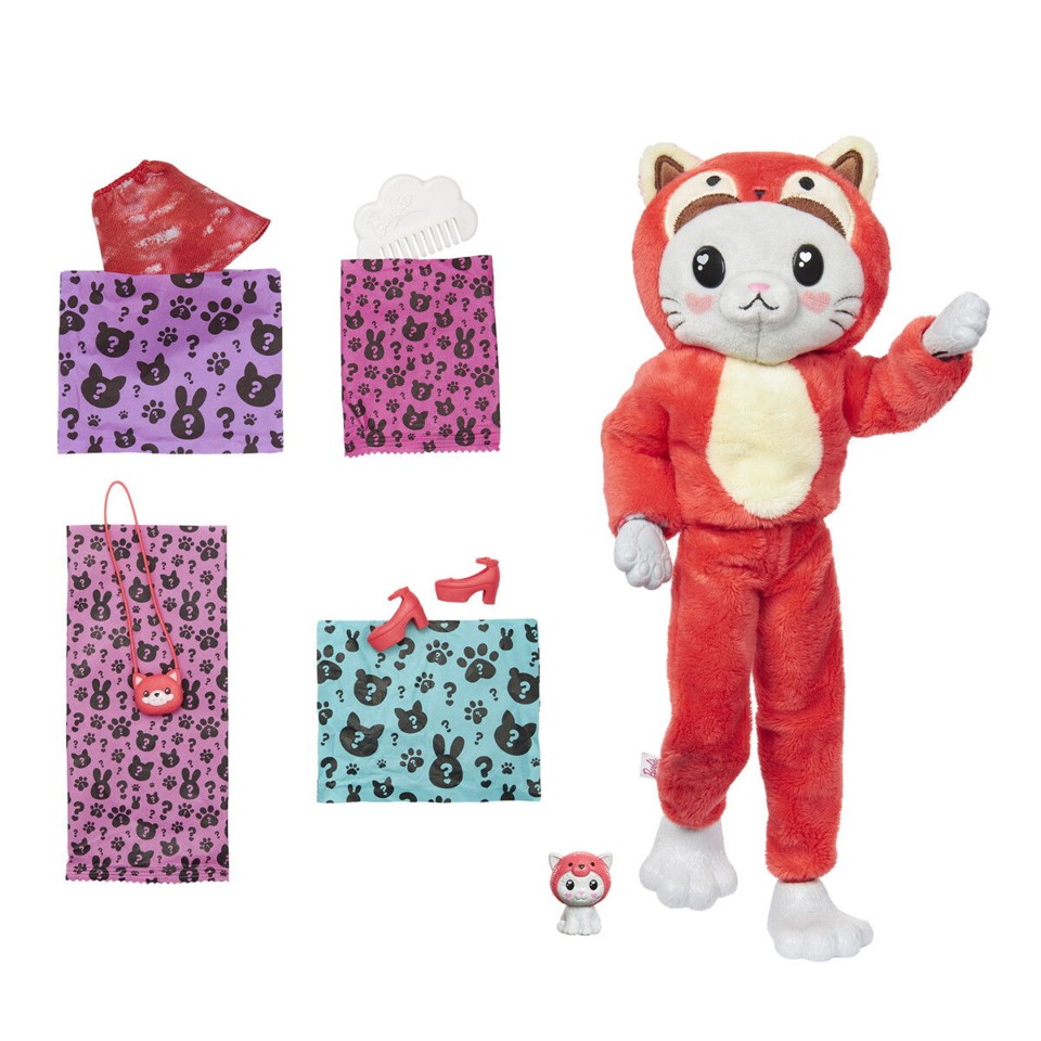 Barbie - Cutie Reveal-kostume - Kitty Red Panda