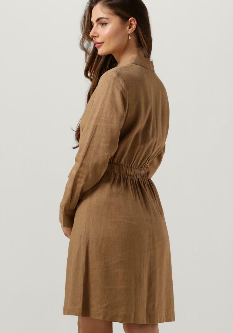 SELECTED FEMME bruine selected femme mini jurk slfeloisa ls short shirt dress