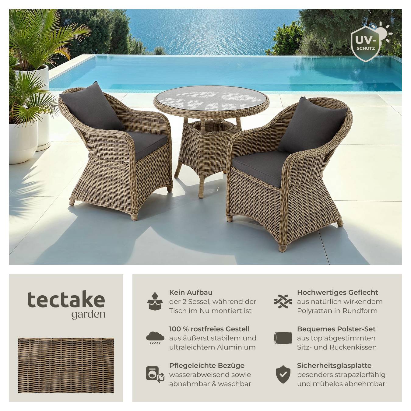 Rattan Sitzgruppe Zürich