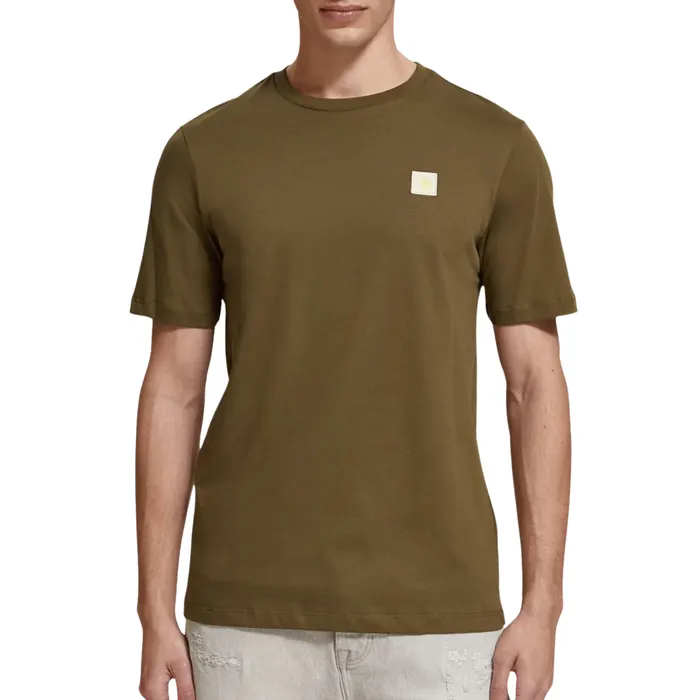 Scotch & Soda Essential Logo Badge Shirt Heren