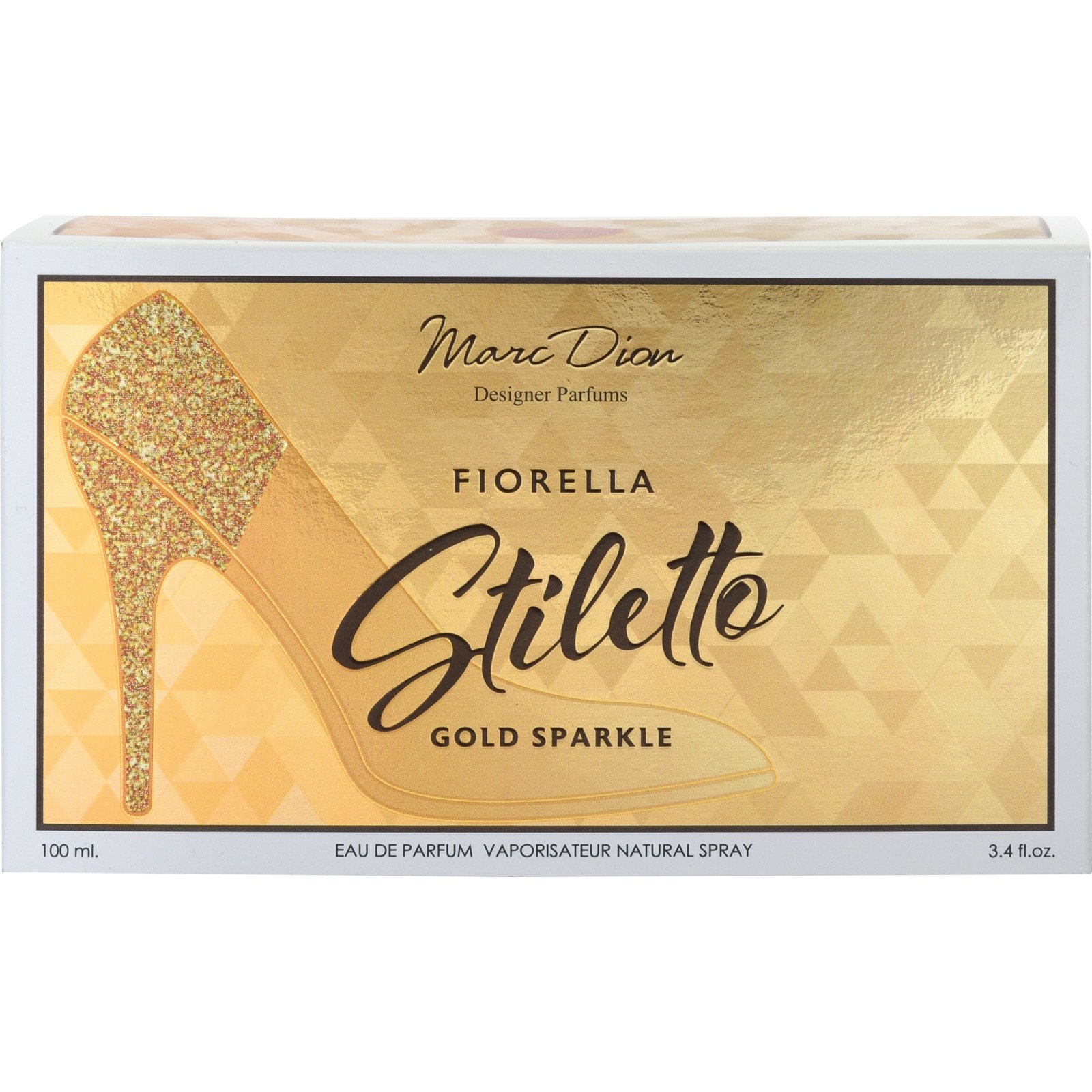 Marc Dion Fiorella Stiletto Gold Sparkle Eau du Parfum 100 ml