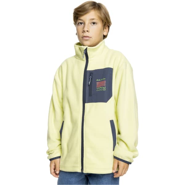 Veste polaire randonnée QUIKSILVER ICE FIELDS FZ SHADOW SHADOW LIME