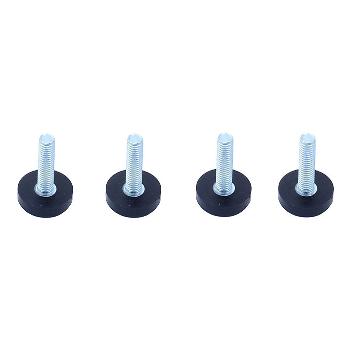 Patins à visser PTFE Diall ø 20 mm, 4 pièces