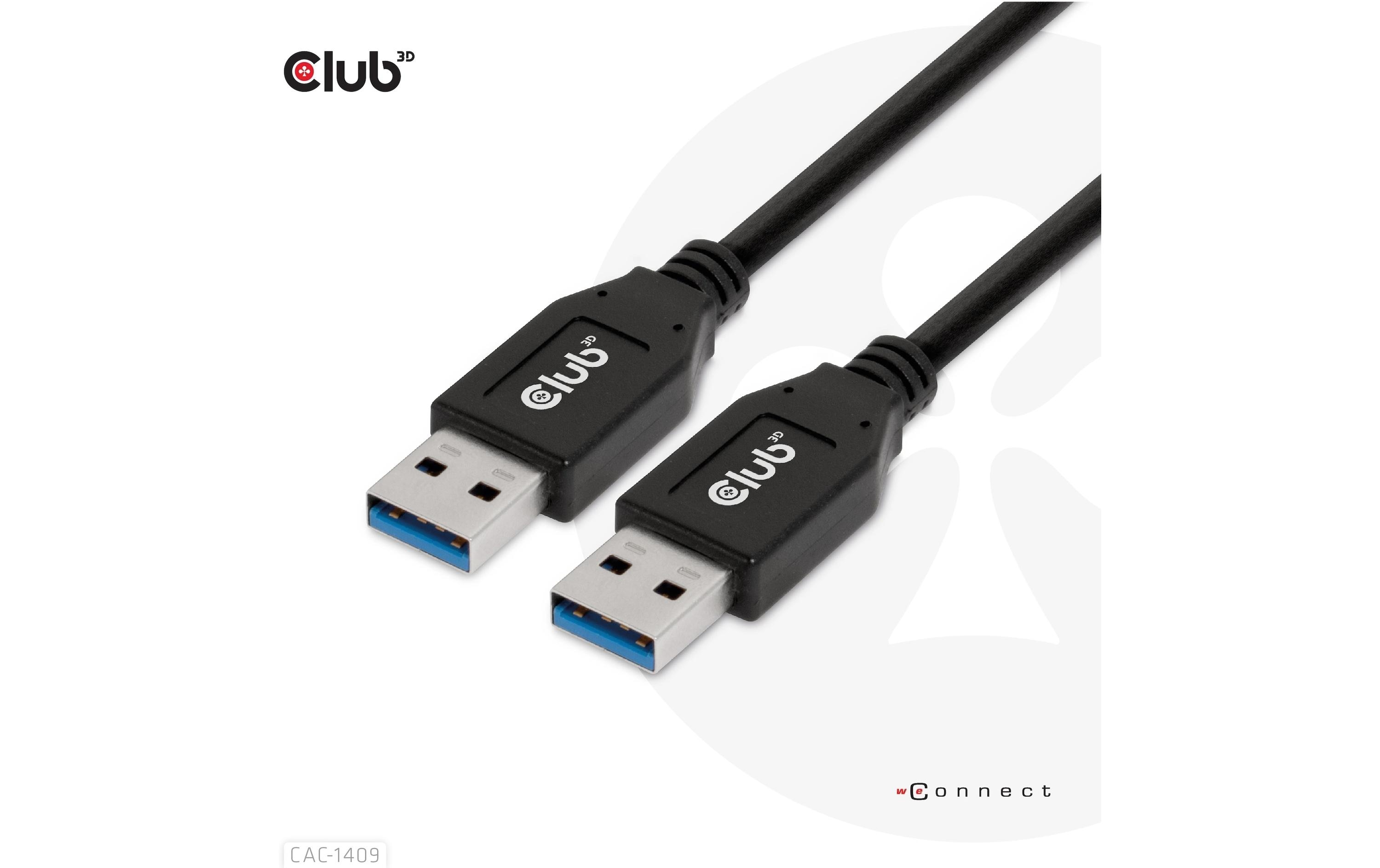 USB-Kabel CAC-1409 USB A - USB A 0.5 mUSB Typ-A Kabel mit einer Länge von 0.5m
