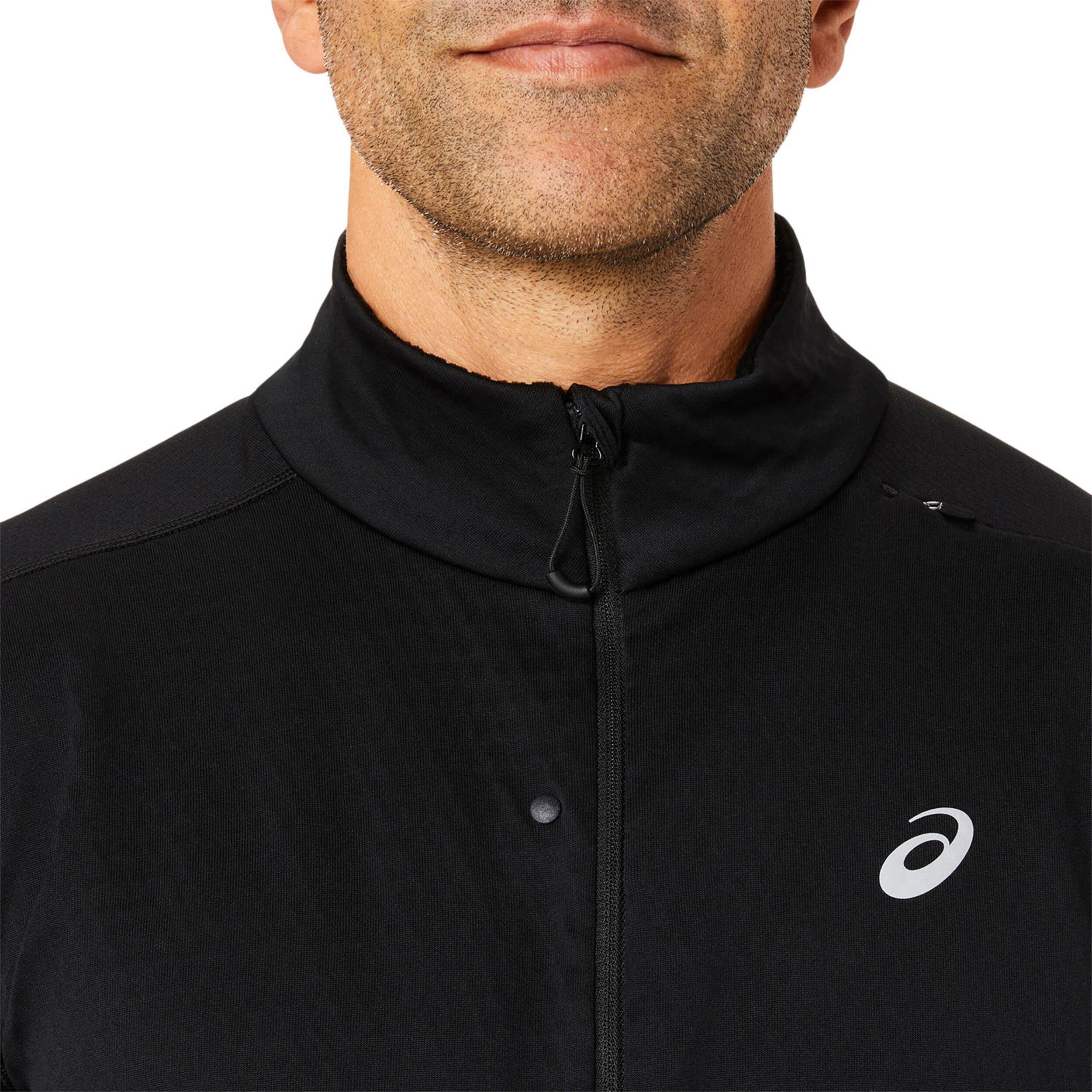ASICS Road Winter 1/2 Zip Maillot De Course Hommes - Noir