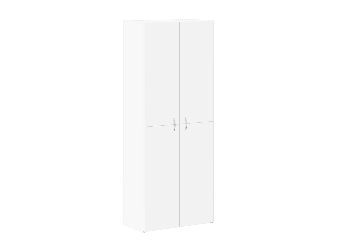 Armoire de classement blanc 60x32x153 cm bois d'ingénierie