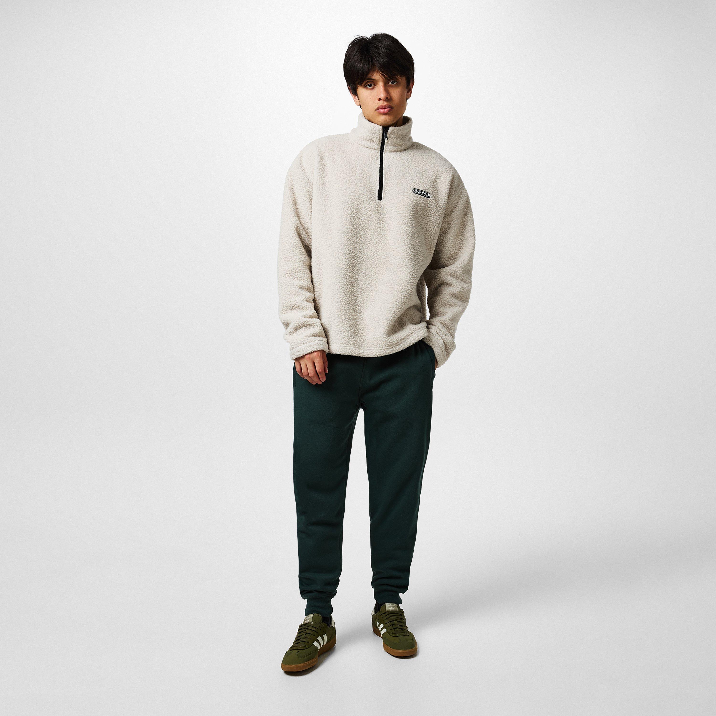 Jack Wills JW Polar Quarter Zip Fleece Top