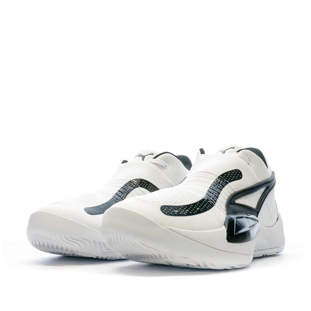 Puma Chaussures de Basket Blanches/Noires Homme Puma Rise Nitro