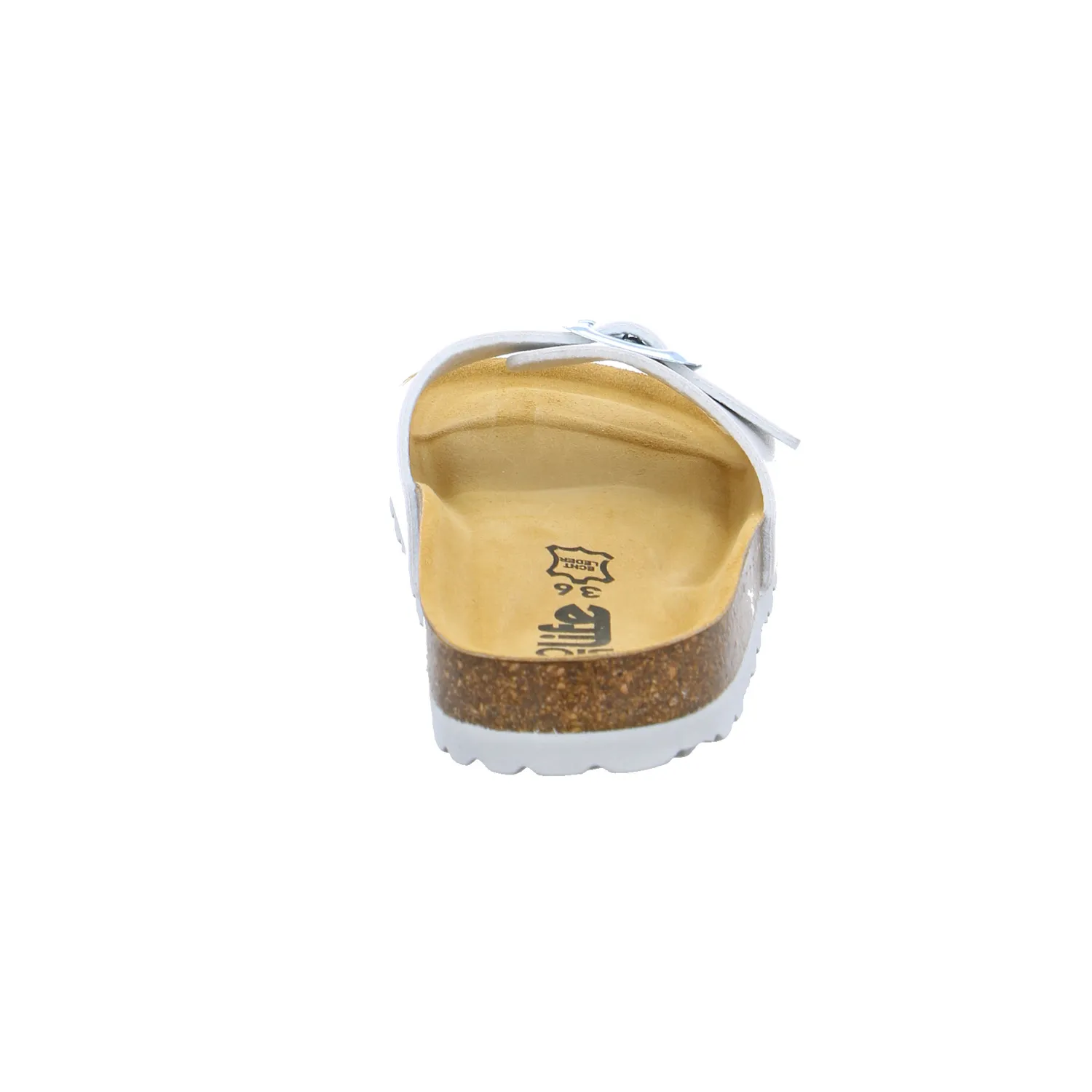 BIOLife Bio-Fussbett Offwhite Lederimitat  mit Lederfussbett