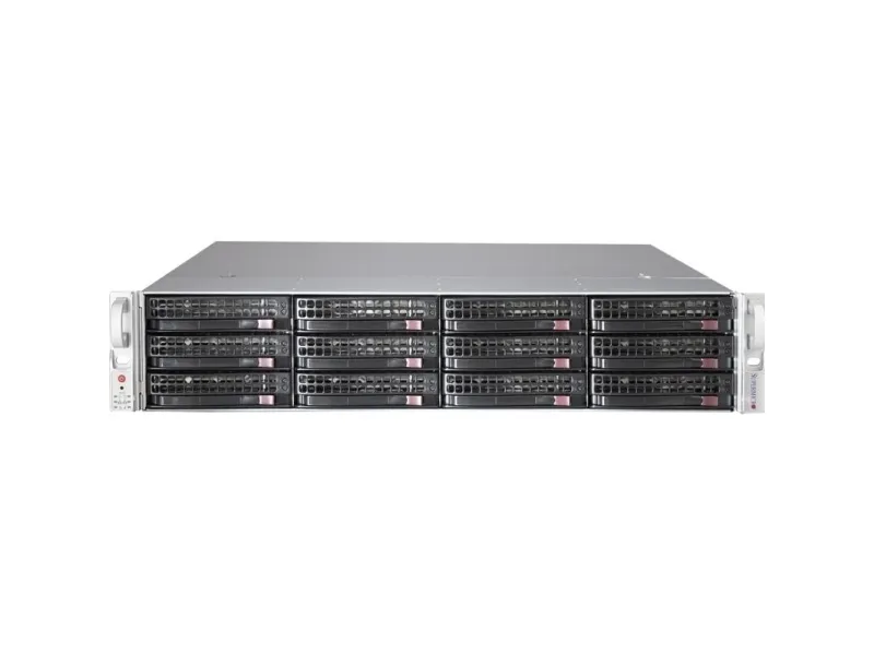 Supermicro SC826 BE1C-R920LPB - Rack-monterbar 2U - forstærket forlænger ATX - SATA/SAS - hot-swap 920 Watt - sort