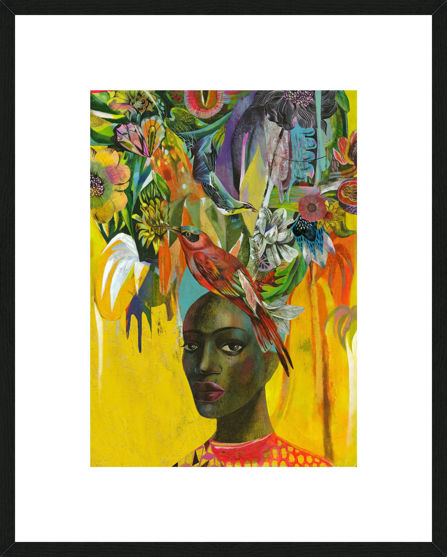 Antoinette Tropical by Olaf Hajek - Limited Edition. Edition of: 150. Signed.