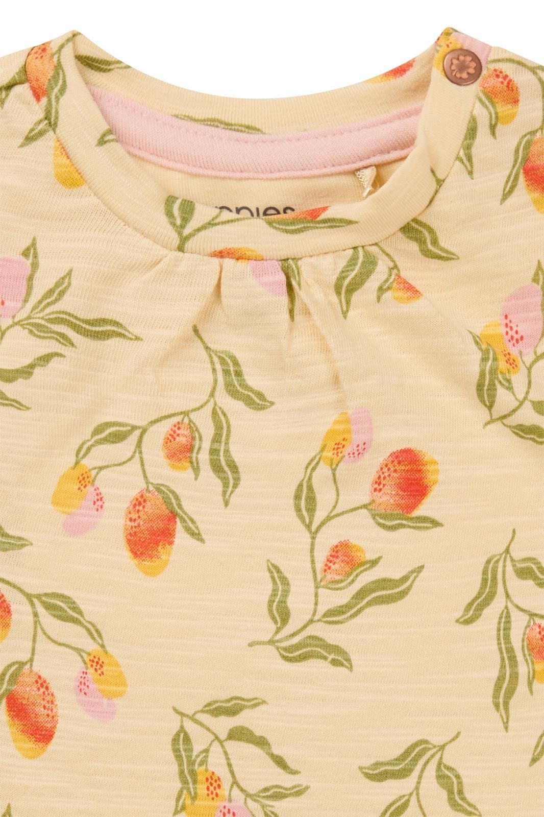 Noppies Baby T-shirt Moraga - Fruit pattern Medium Yellow