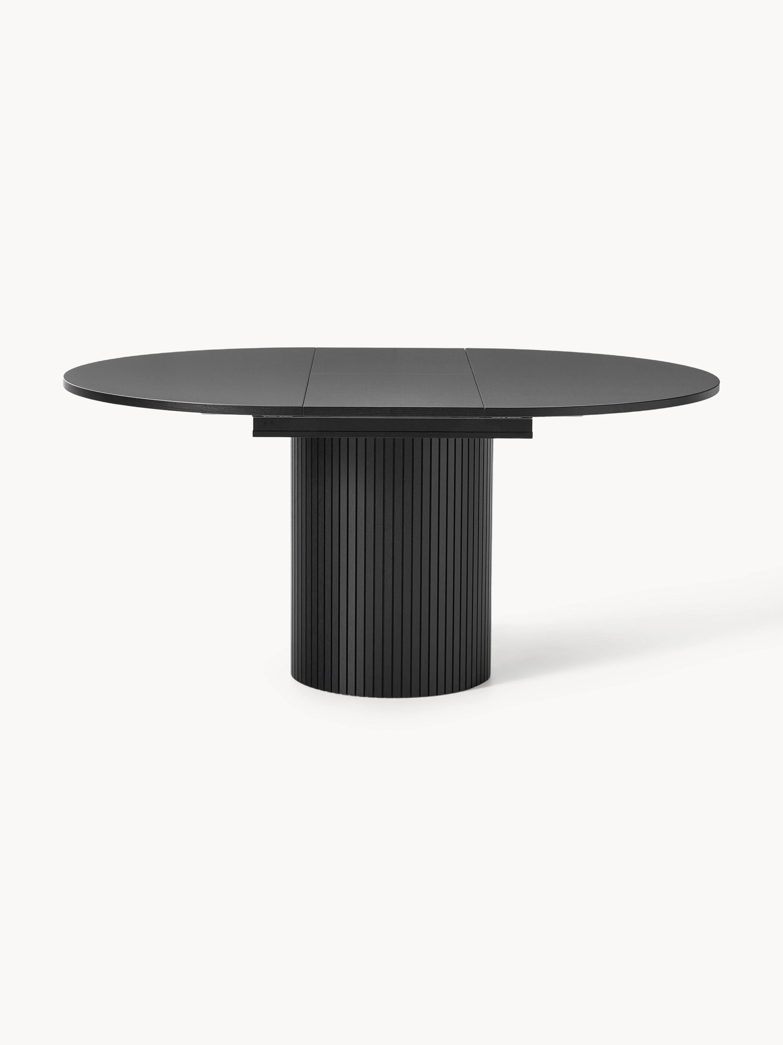 Uitschuifbare eettafel Filo met groefstructuur, in verschillende formaten