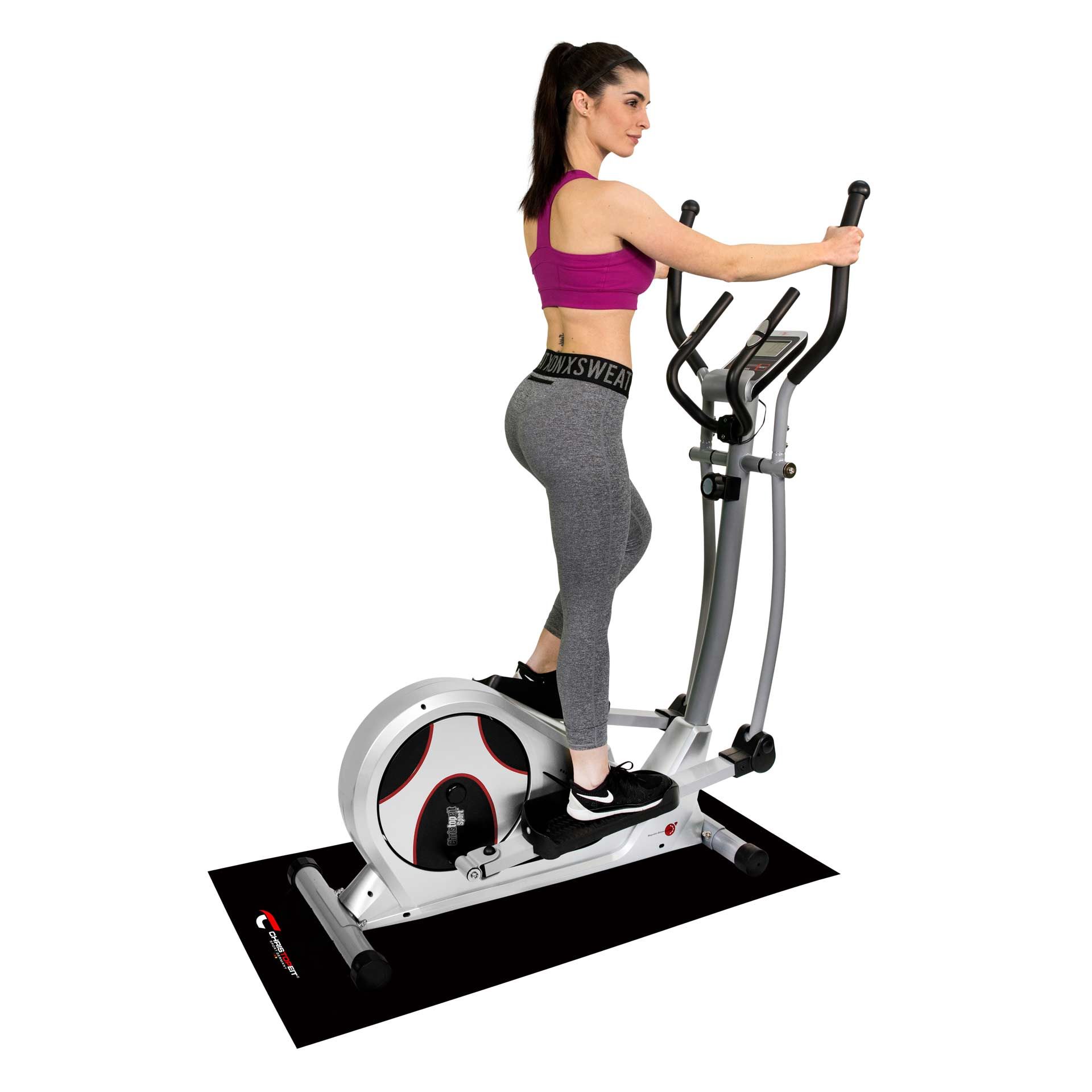 CHRISTOPEIT SPORT Bodenschutzmatte  L - Für Crosstrainer und Laufbänder