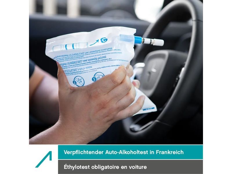 ACE Alkoholtester Einweg Einweg-Promilletester für sicheres Reisen
