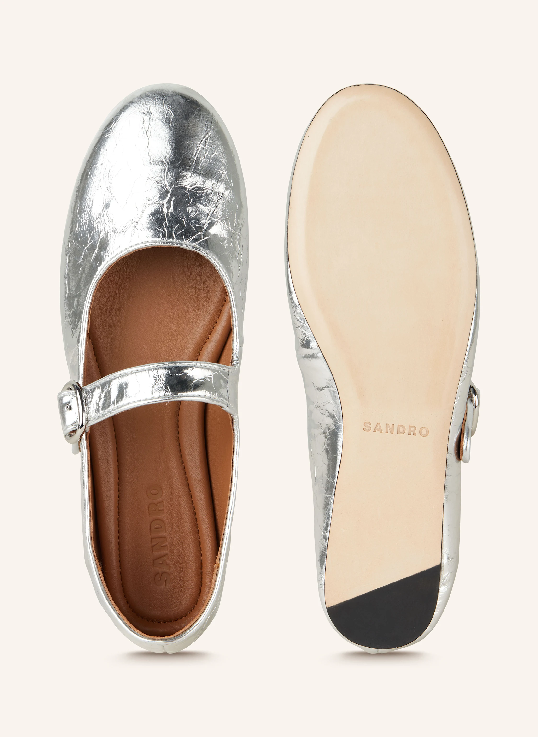 SANDRO Mary-Jane-Ballerinas