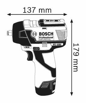 Bosch GDS 12V-115 Accu slagmoeraanzetter - 06019E0101