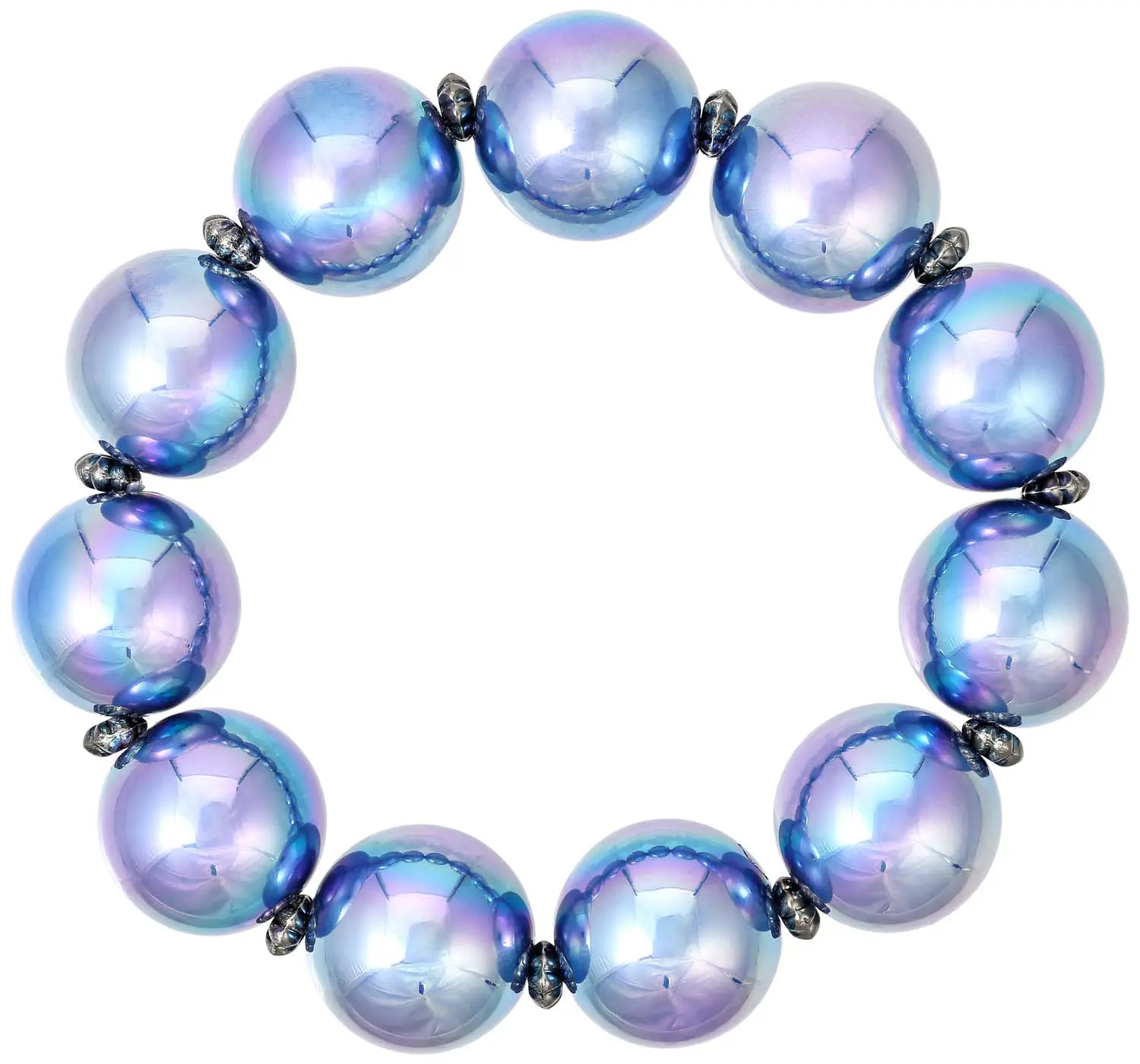 Armband - Metallic Blue