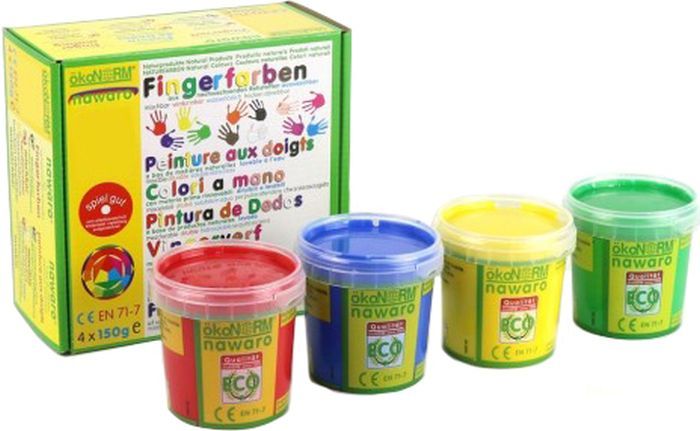 Ökonorm - Fingermalfarbe 4er Set