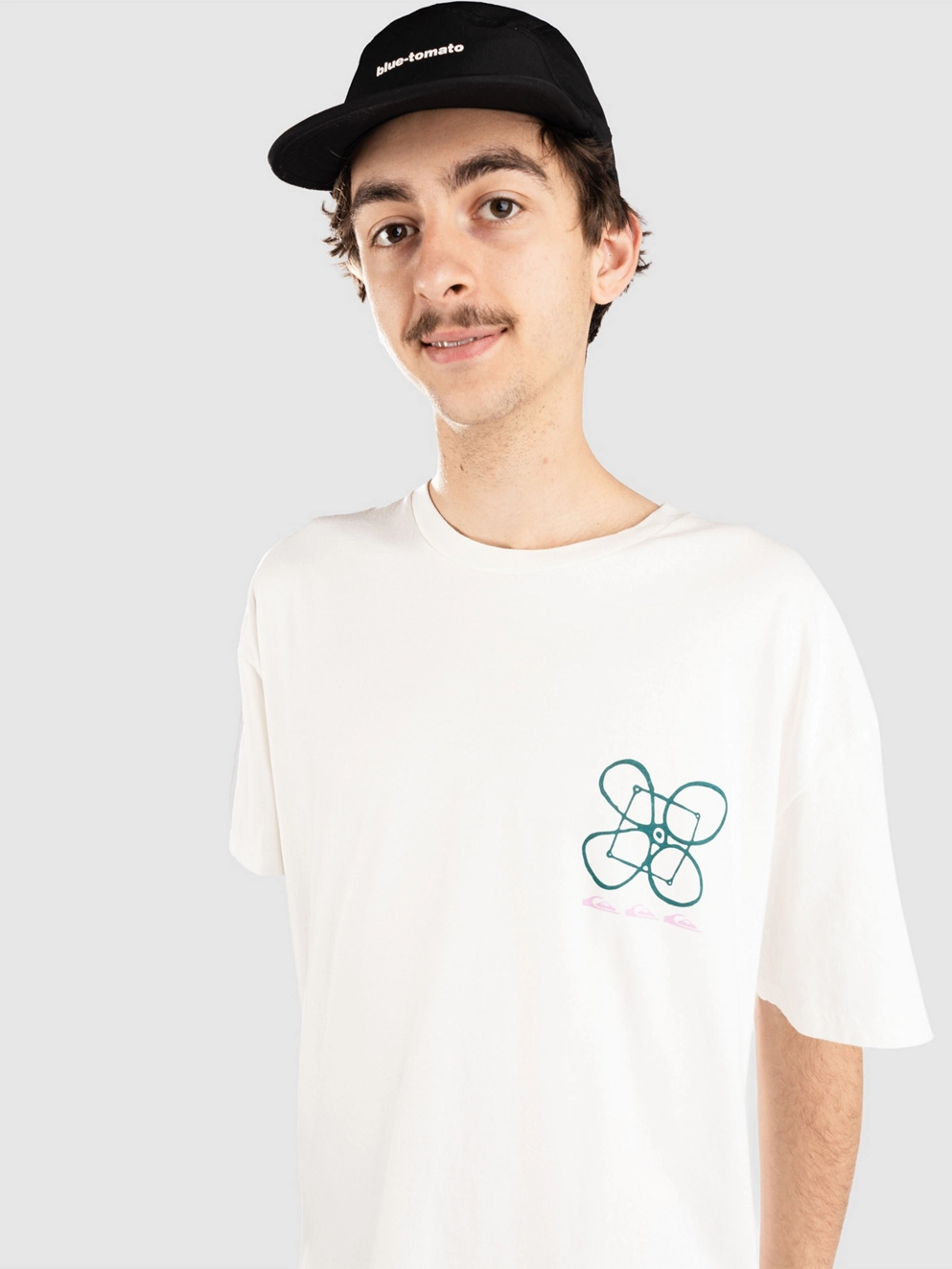 Quiksilver Outside Inside T-Shirt snow white