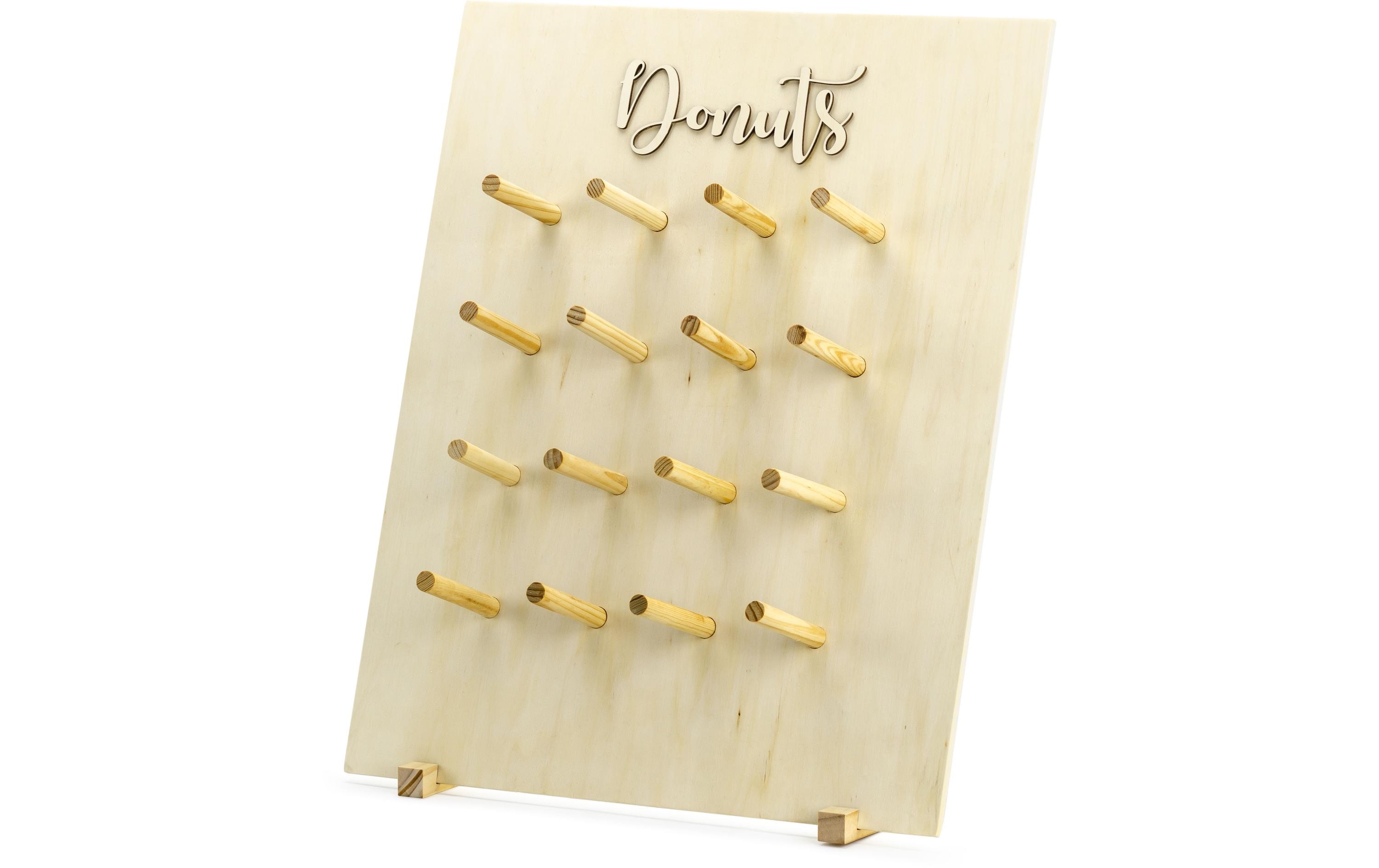 Hochzeitsaccessoire Donut Wand 45 x 55 cm, BraunWand für Donuts