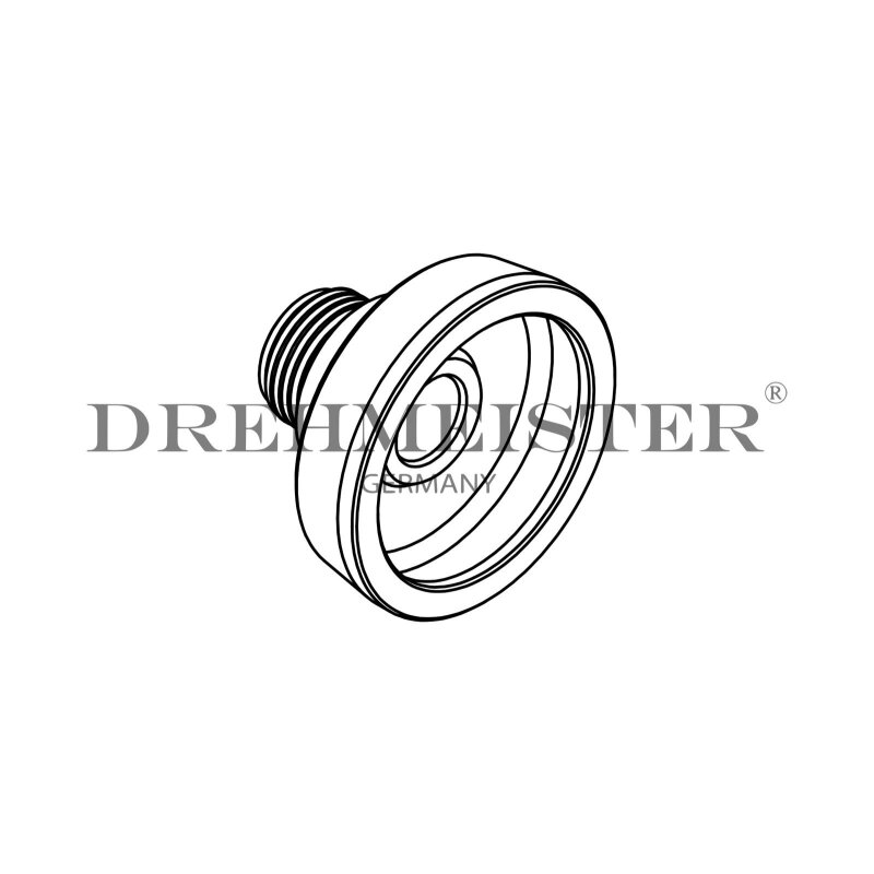 DREHMEISTER DISH Tankadapter Ø22mm (1 ¾' x W 21,8)