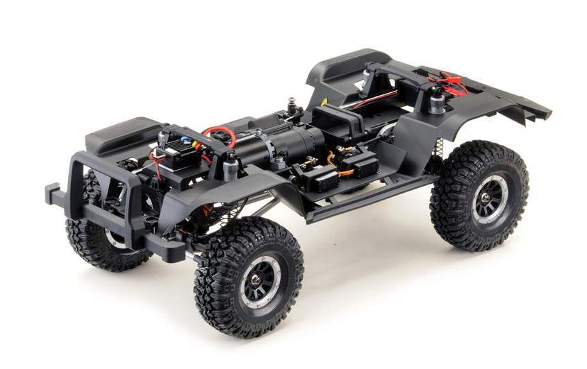Scale Crawler Landi CR3.4 Grau, ARTR, 1:10<br>Crawler mit 2 Gang Getriebe, Portalachsen und Differenzialsperren