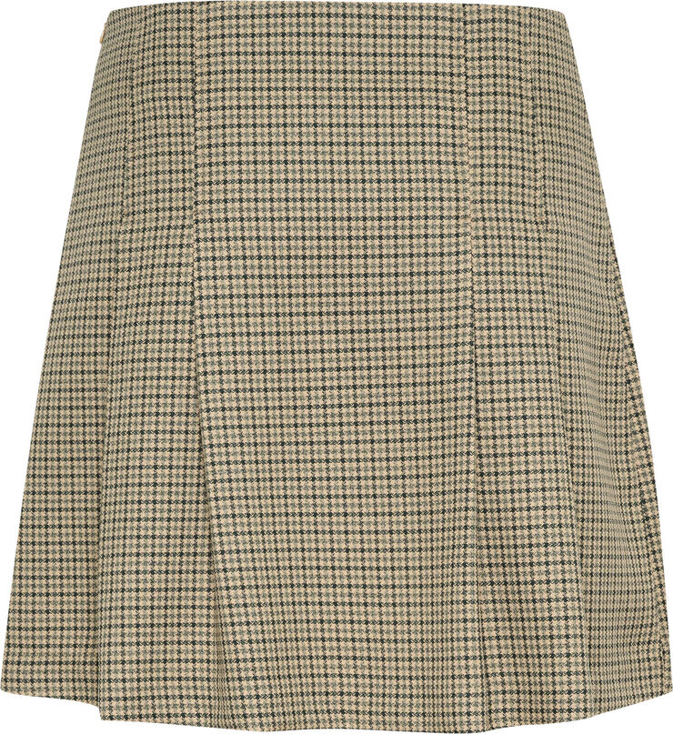 Culture CUastra Skirt Botanical garden/dune check