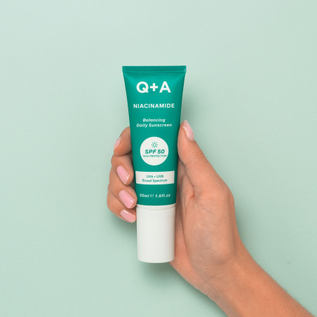 Q+A Niacinamide SPF 50 Balancing Daily Sunscreen