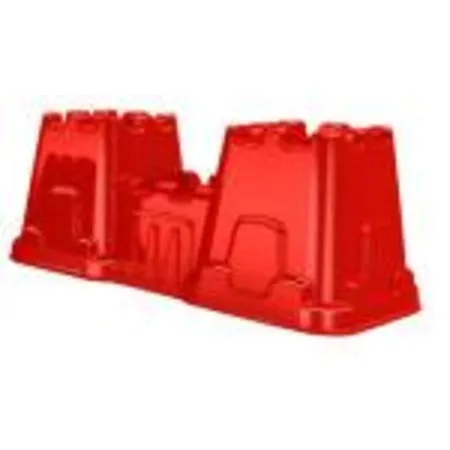 spielstabil Sandform Burgtor, 23 x 10 x 10cm, rot