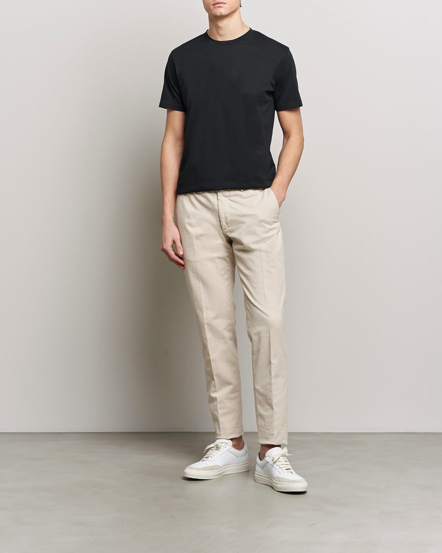 Sunspel Riviera Midweight T-Shirt Black