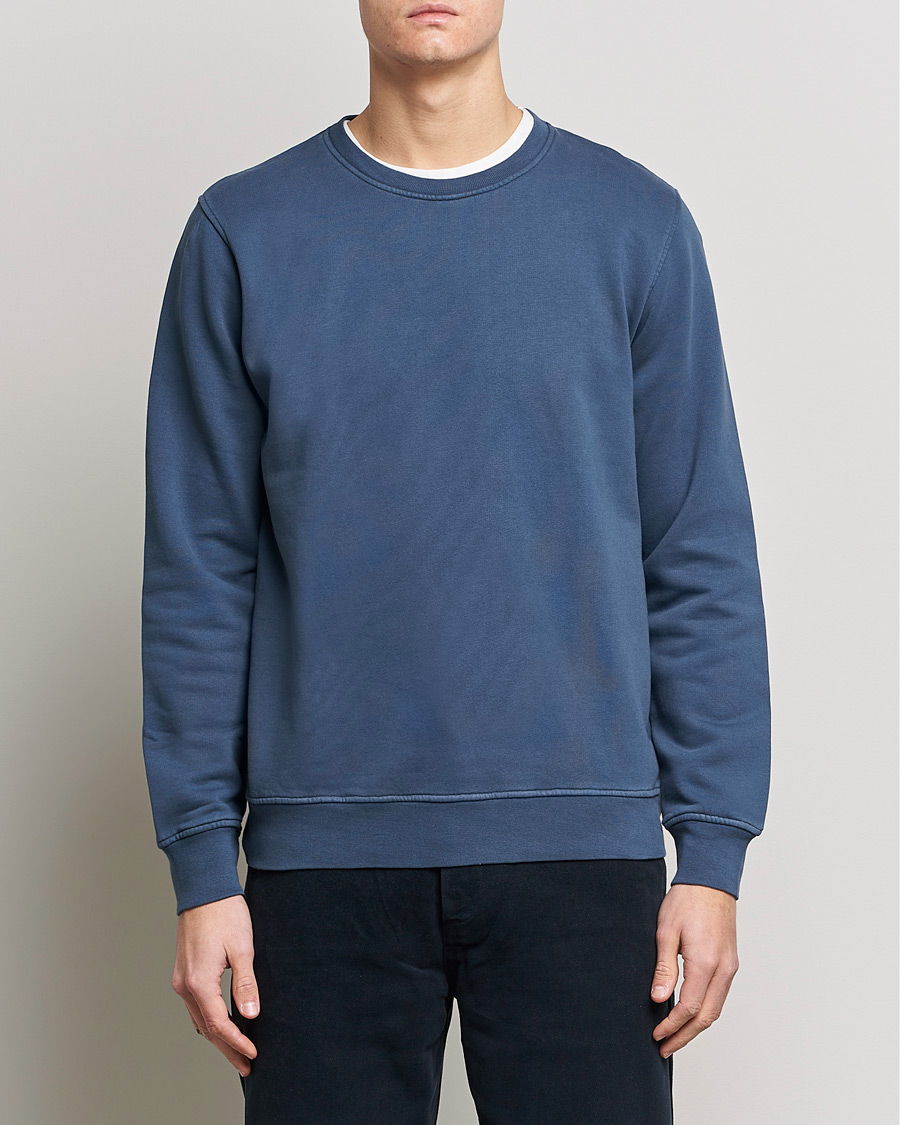 Colorful Standard Classic Organic Crew Neck Sweat Petrol Blue