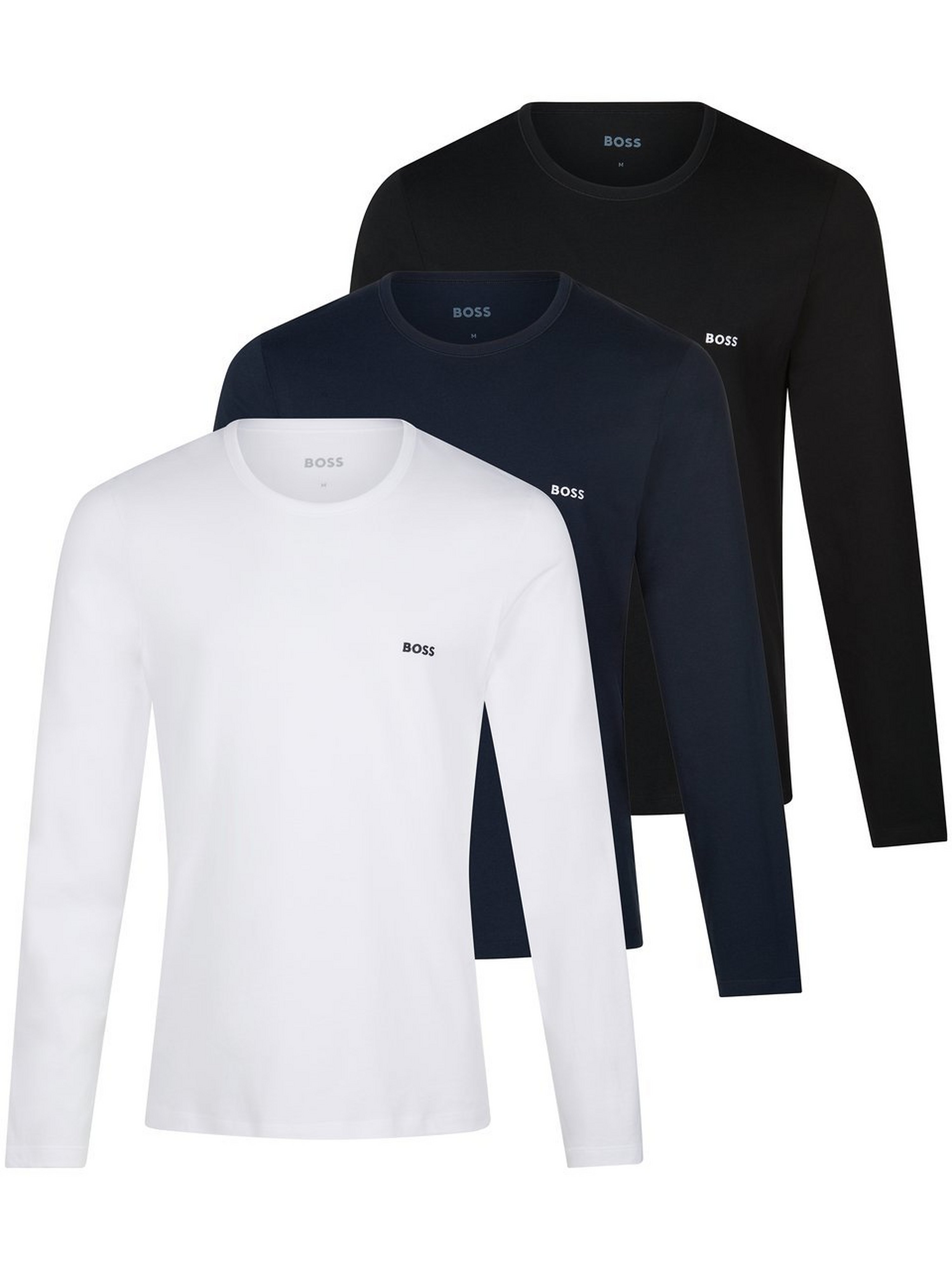 Shirt „LSShirtRN 3P Classic“ im 3er-Pack